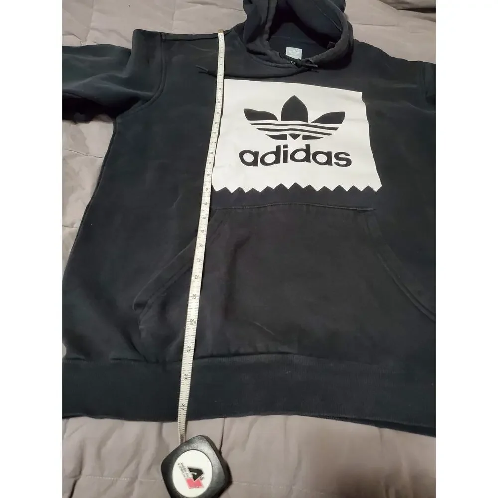 Adidas Originals Trefoil Hoodie Black Size M – Men’s Pullover Sweatshirt
